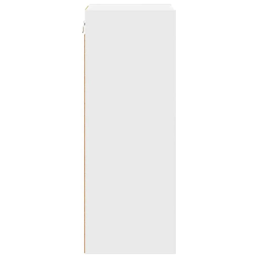 Hanging Kitchen Cabinet White Modern 30 x 29.5 x 80 cm Engineered Wood