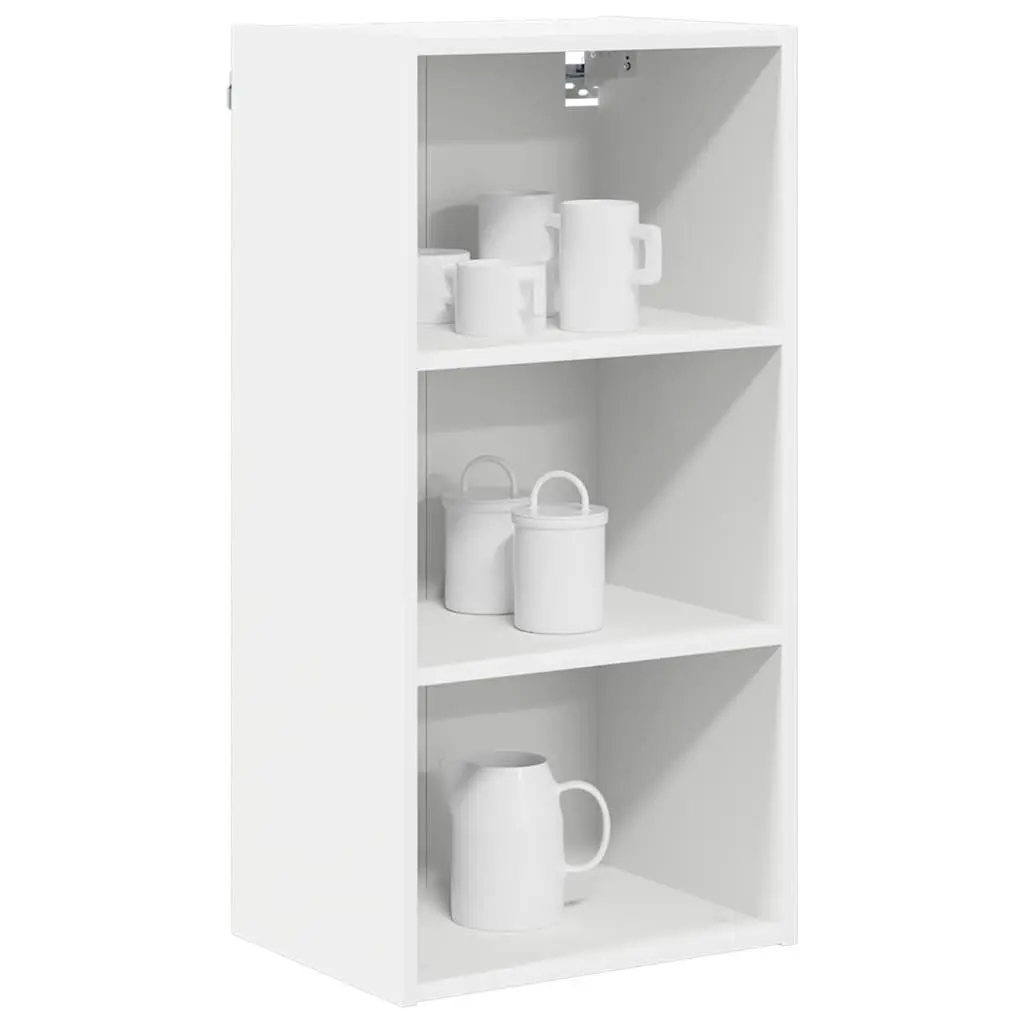 White Modern Hanging Kitchen Cabinet for Storage