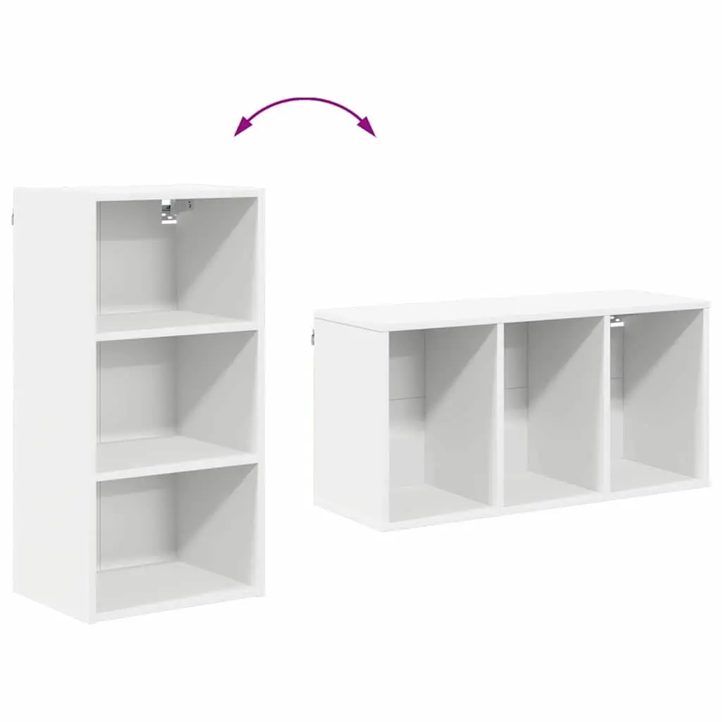 White Modern Hanging Kitchen Cabinet for Storage