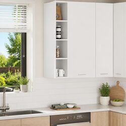 Modern White Hanging Kitchen Cabinet for Storage