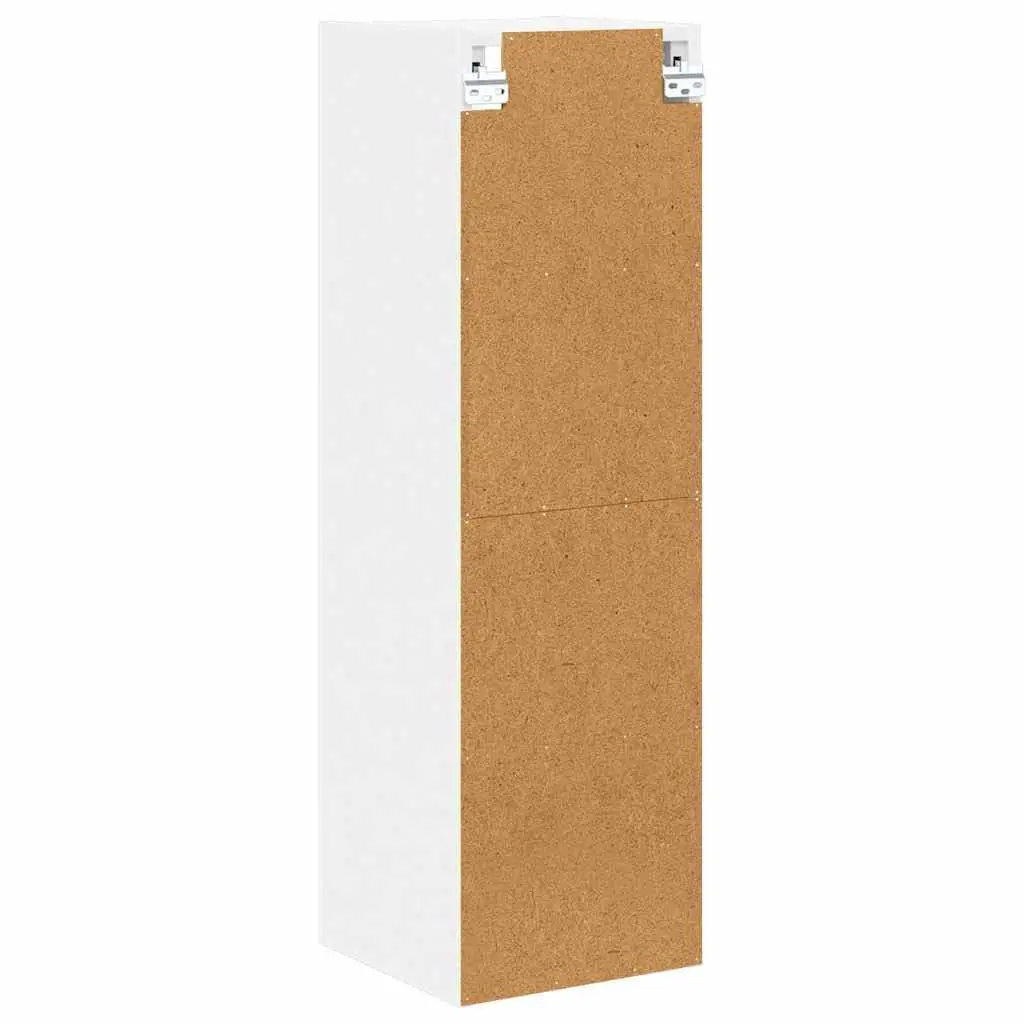 Hanging Kitchen Cabinet Modern White 30 x 29.5 Engineered Wood