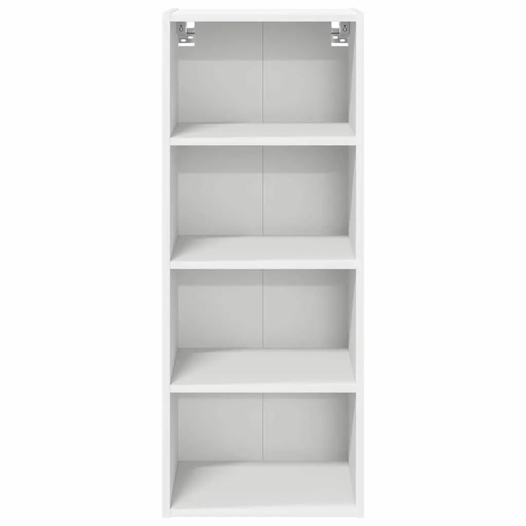 Hanging Cabinet White Kitchen Storage 40 x 29.5 x 100 cm Engineered Wood Wall