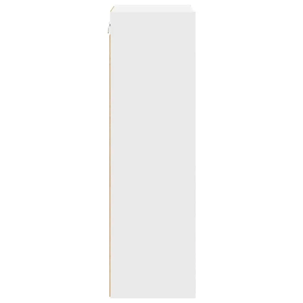 Hanging Cabinet White Kitchen Storage 40 x 29.5 x 100 cm Engineered Wood Wall