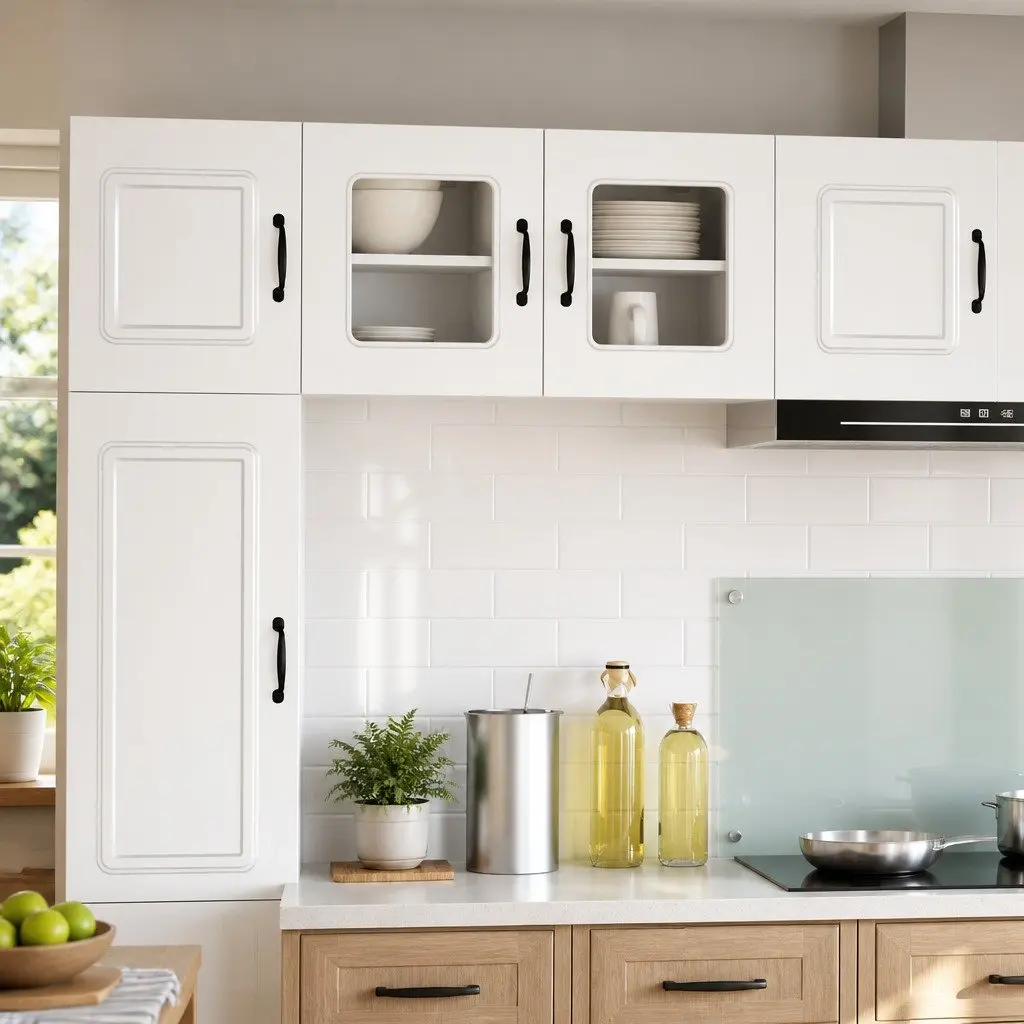 Dishwasher Panel White Engineered Wood Kitchen Cabinet Storage 40 x 31 x 40 cm