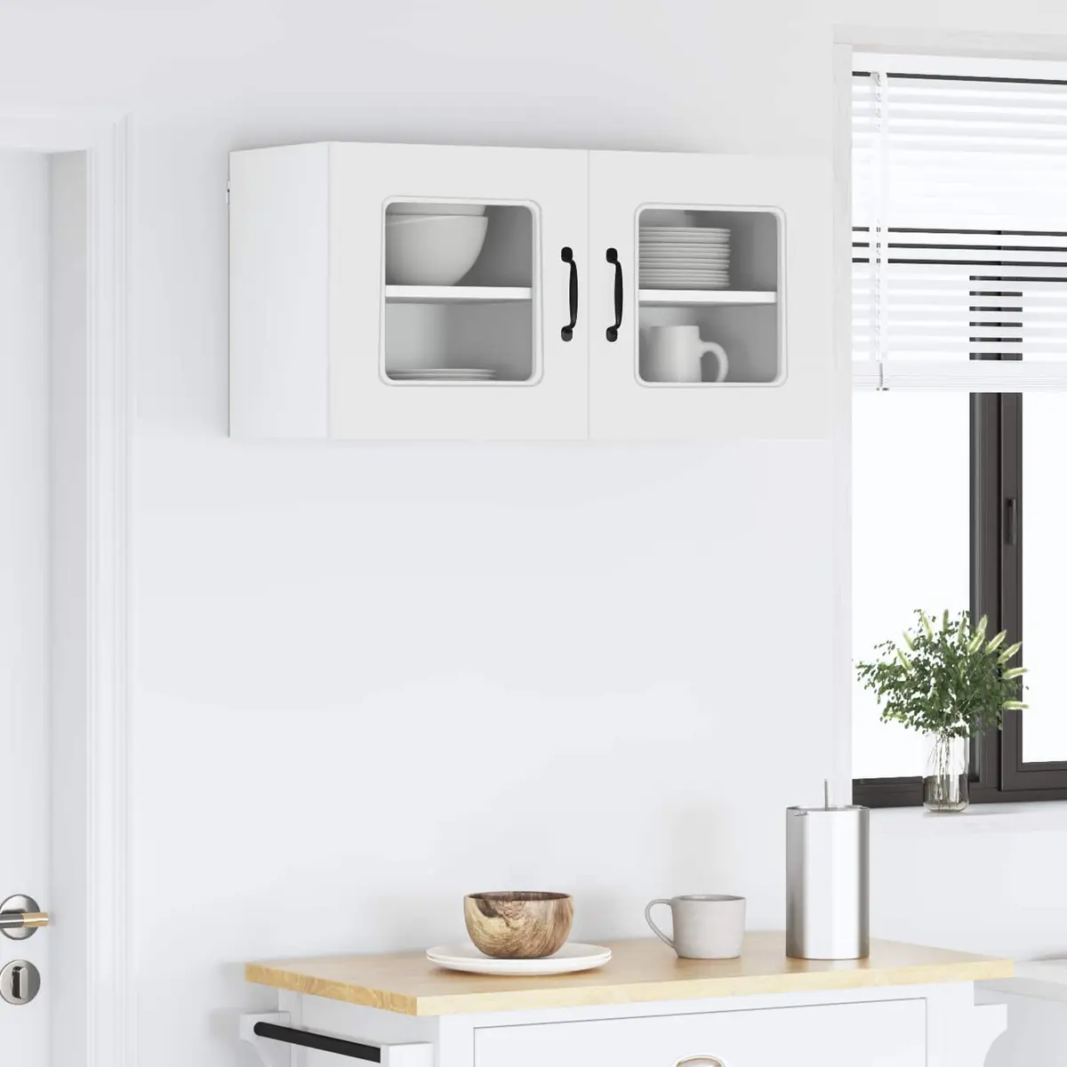 Dishwasher Panel White Engineered Wood Kitchen Cabinet Storage 40 x 31 x 40 cm