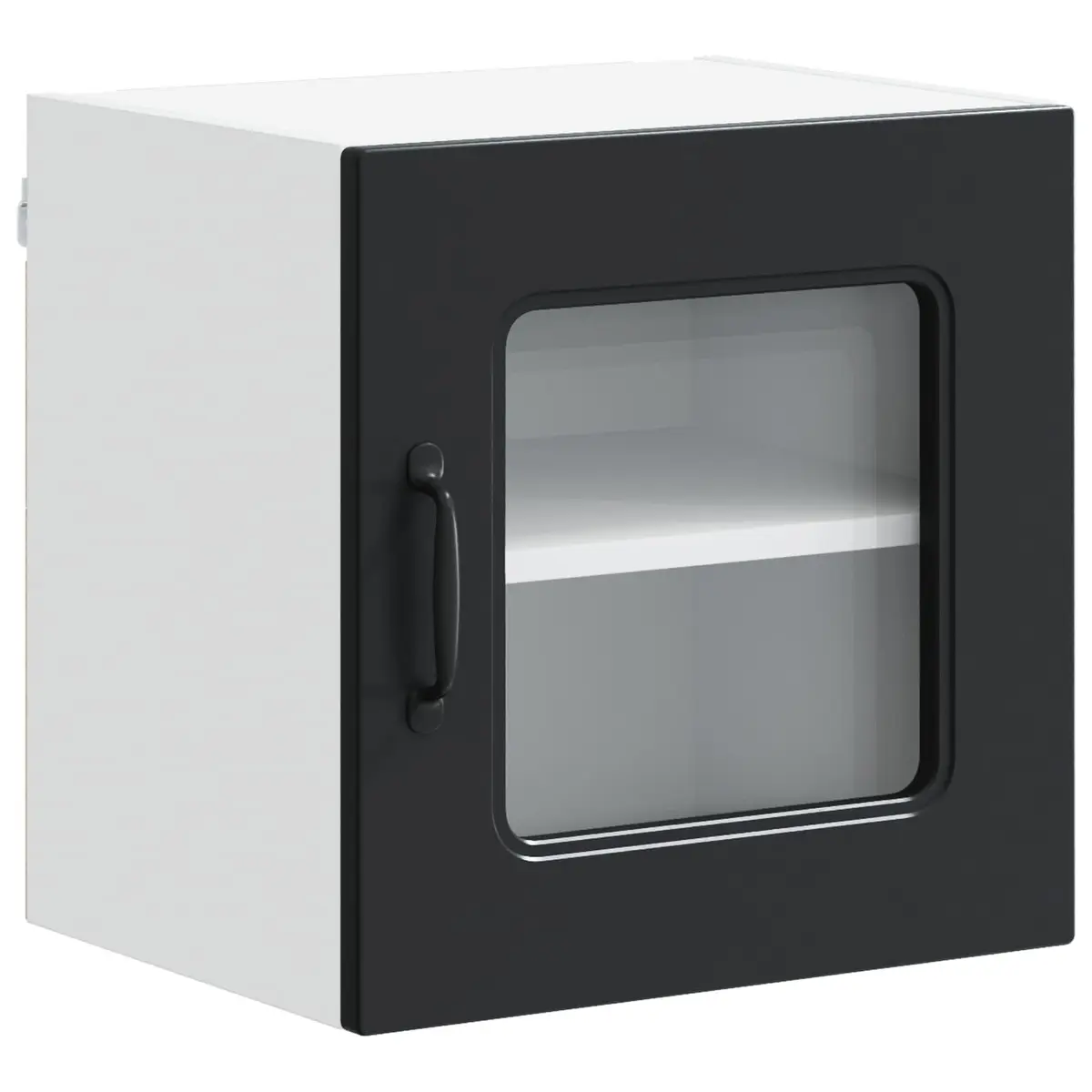 Dishwasher Panel Black 40x31x40cm Engineered Wood Kitchen Cupboard Door Cover Replacement
