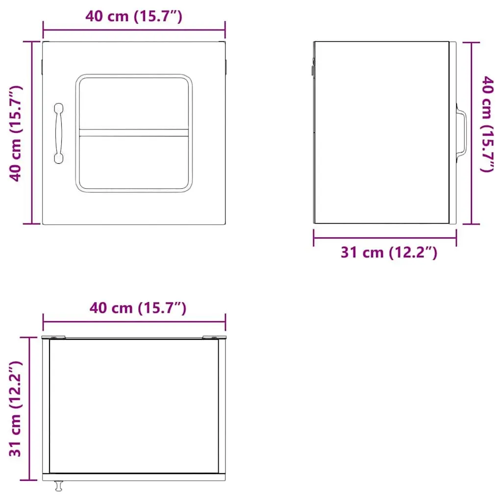 Dishwasher Panel Black 40x31x40cm Engineered Wood Kitchen Cupboard Door Cover Replacement