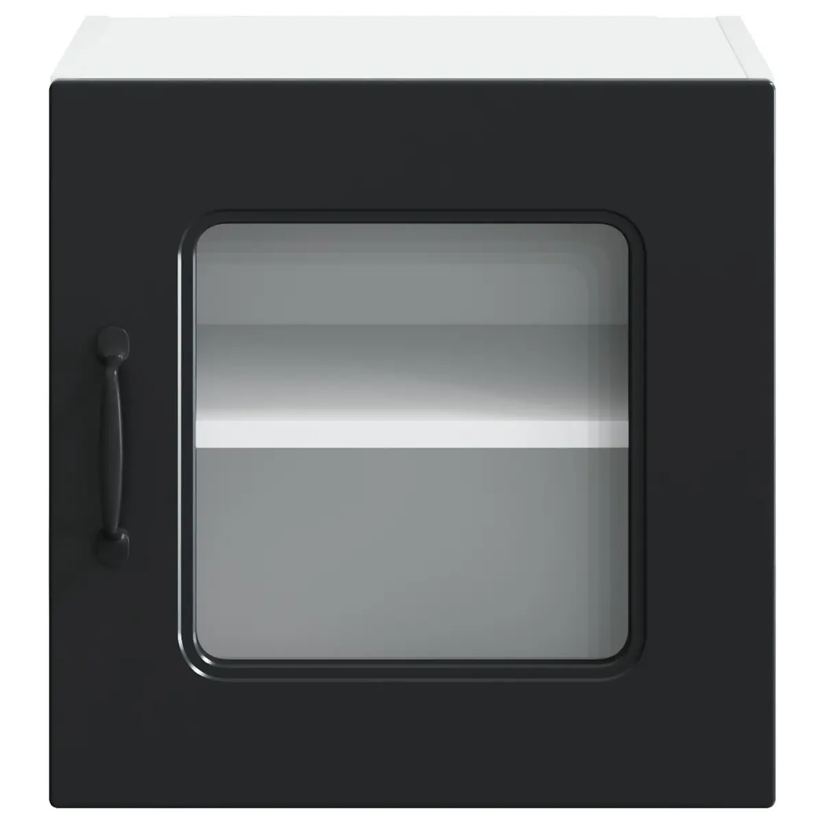 Black Engineered Wood Kitchen Cabinet Panel 40x31x40cm