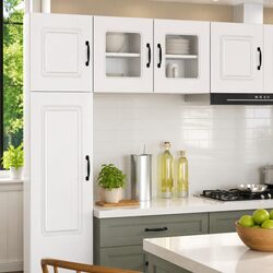 High Gloss White Kitchen Cabinet for Stylish Storage