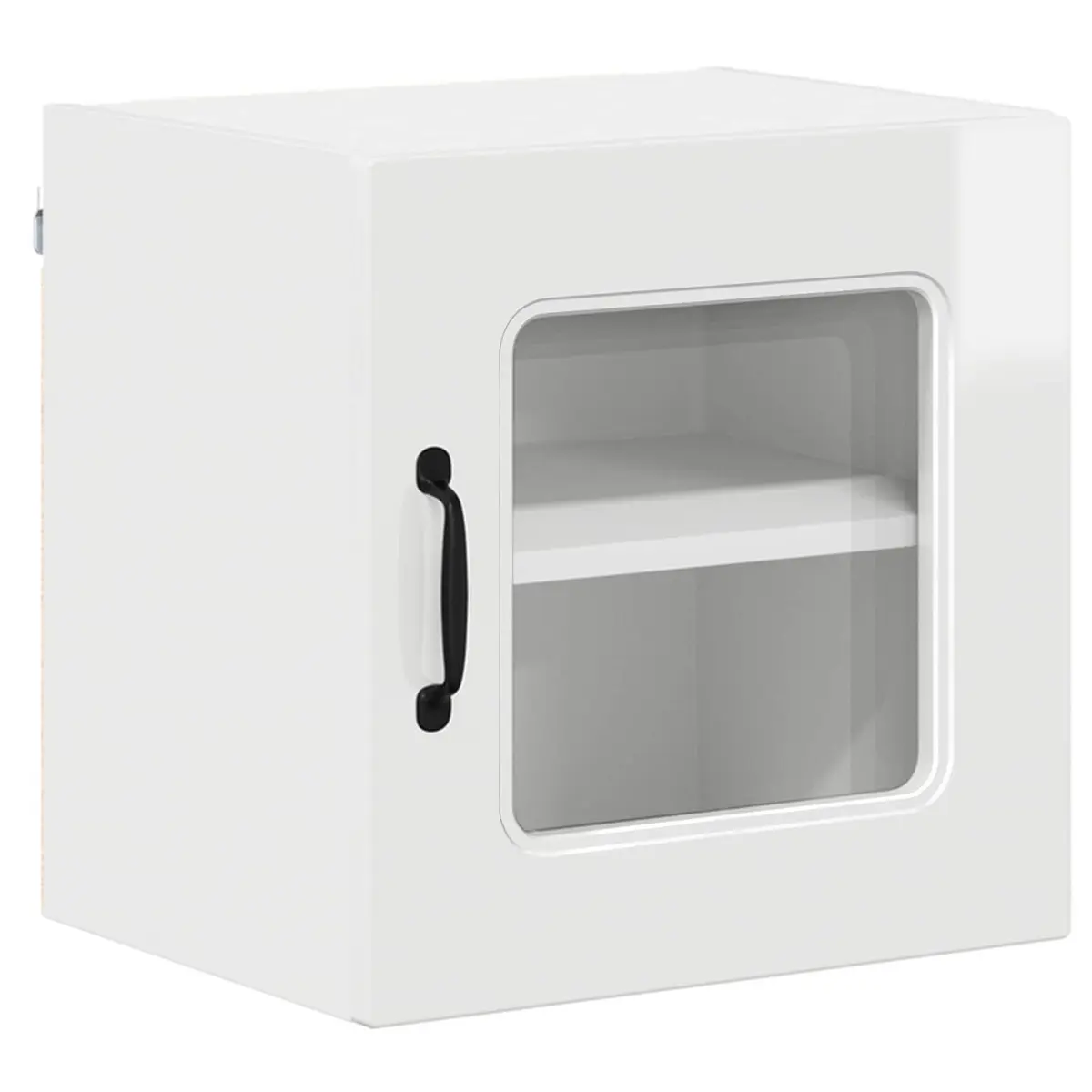 Dishwasher Panel Kitchen Cabinet High Gloss White Storage Engineered Wood Unit
