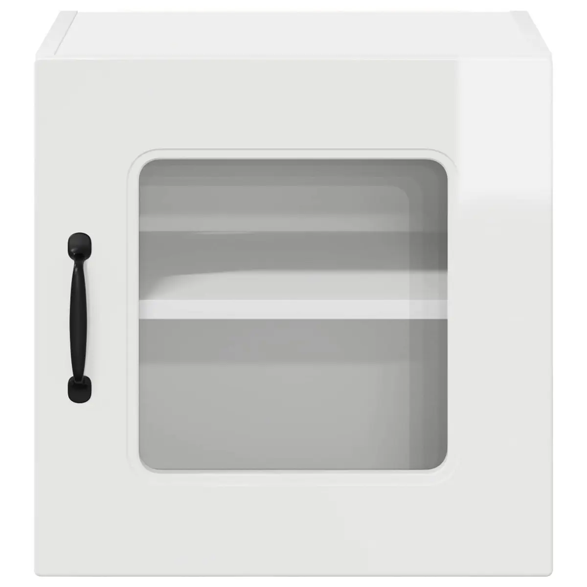 Kitchen Cabinet Dishwasher Panel 2 pcs High Gloss White Storage Cupboard