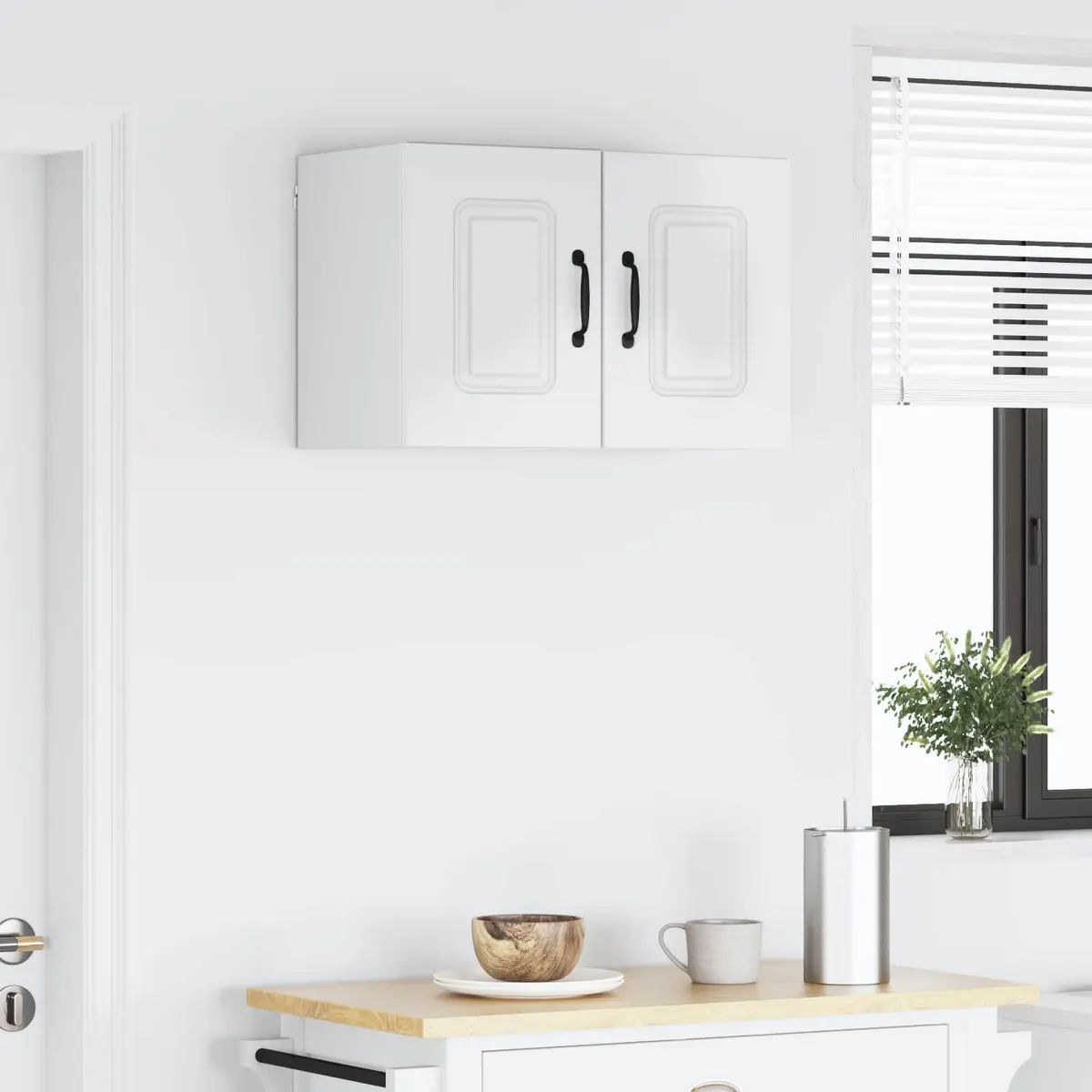 White Kitchen Cabinet Storage Organiser 30x31x40cm