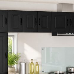Kalmar Black Kitchen Cabinet Dishwasher Panel