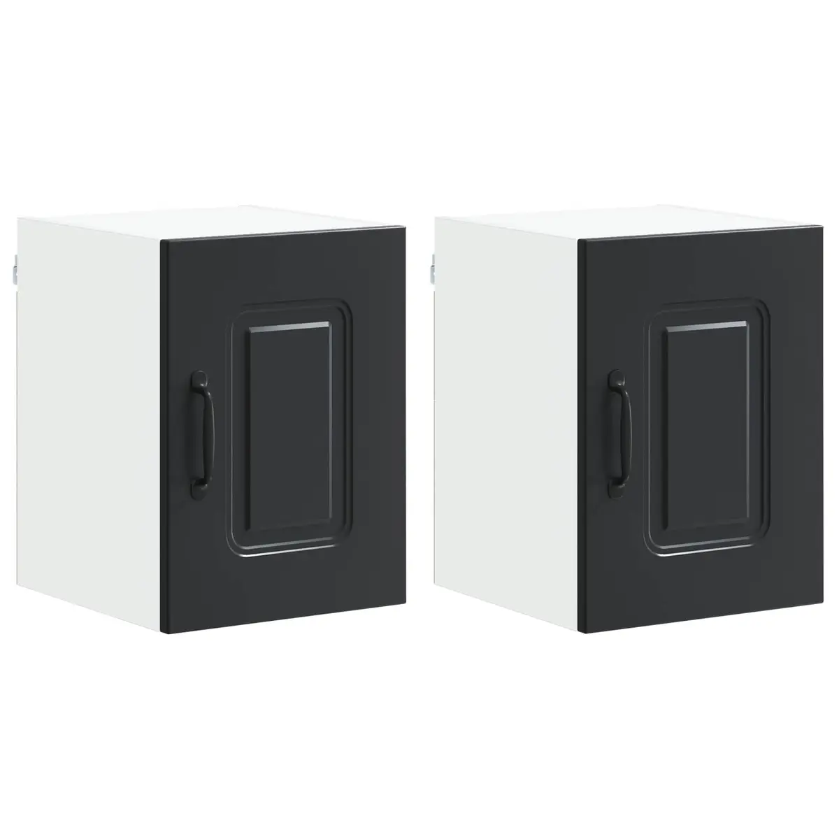 Kalmar Black Kitchen Cabinet Dishwasher Panel