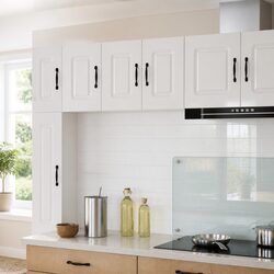 High Gloss White Kitchen Storage Cabinet
