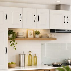 High Gloss White Kitchen Dishwasher Panel Cabinet