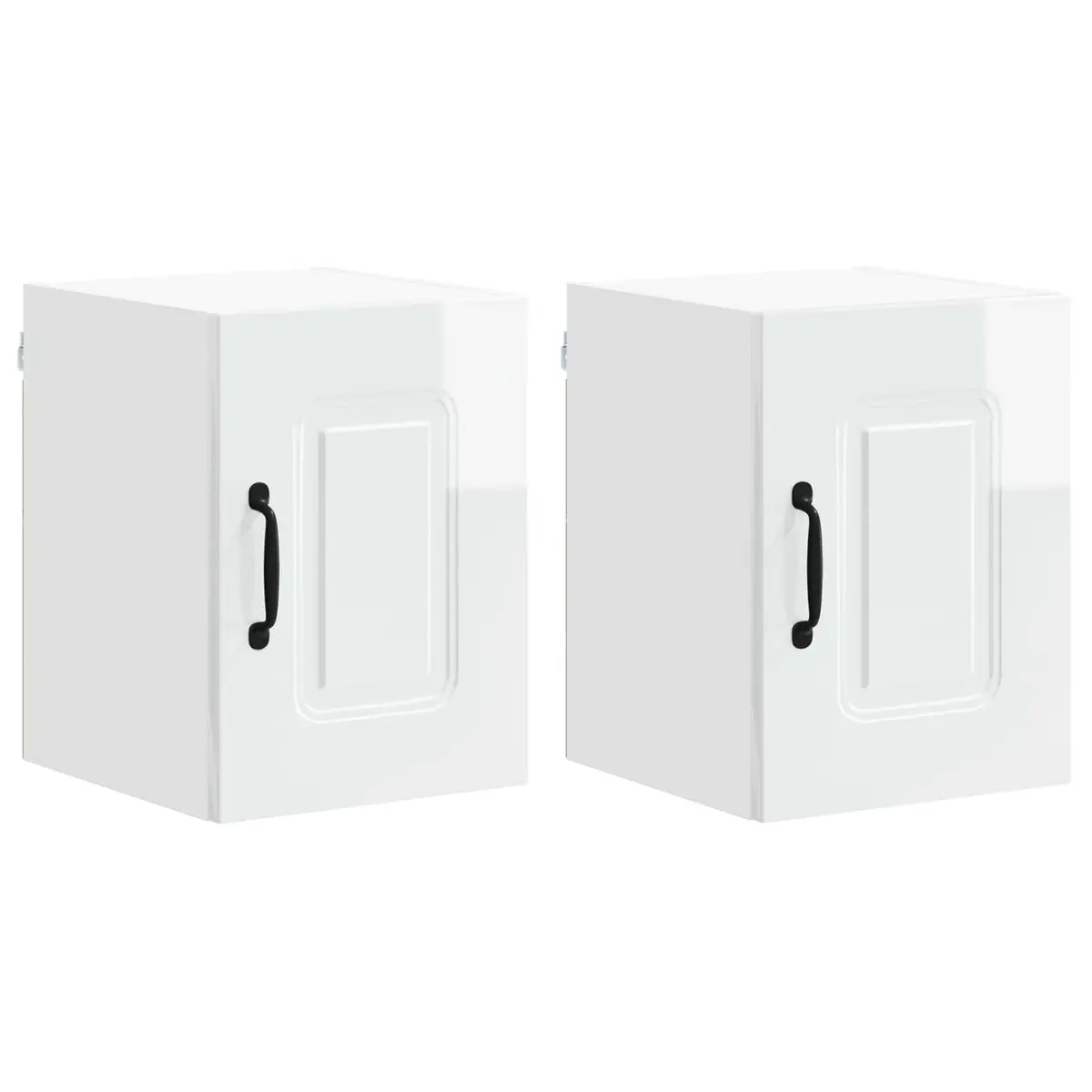 Dishwasher Panel Cabinet High Gloss White 30 x 31 x 40 cm Engineered Wood Storage