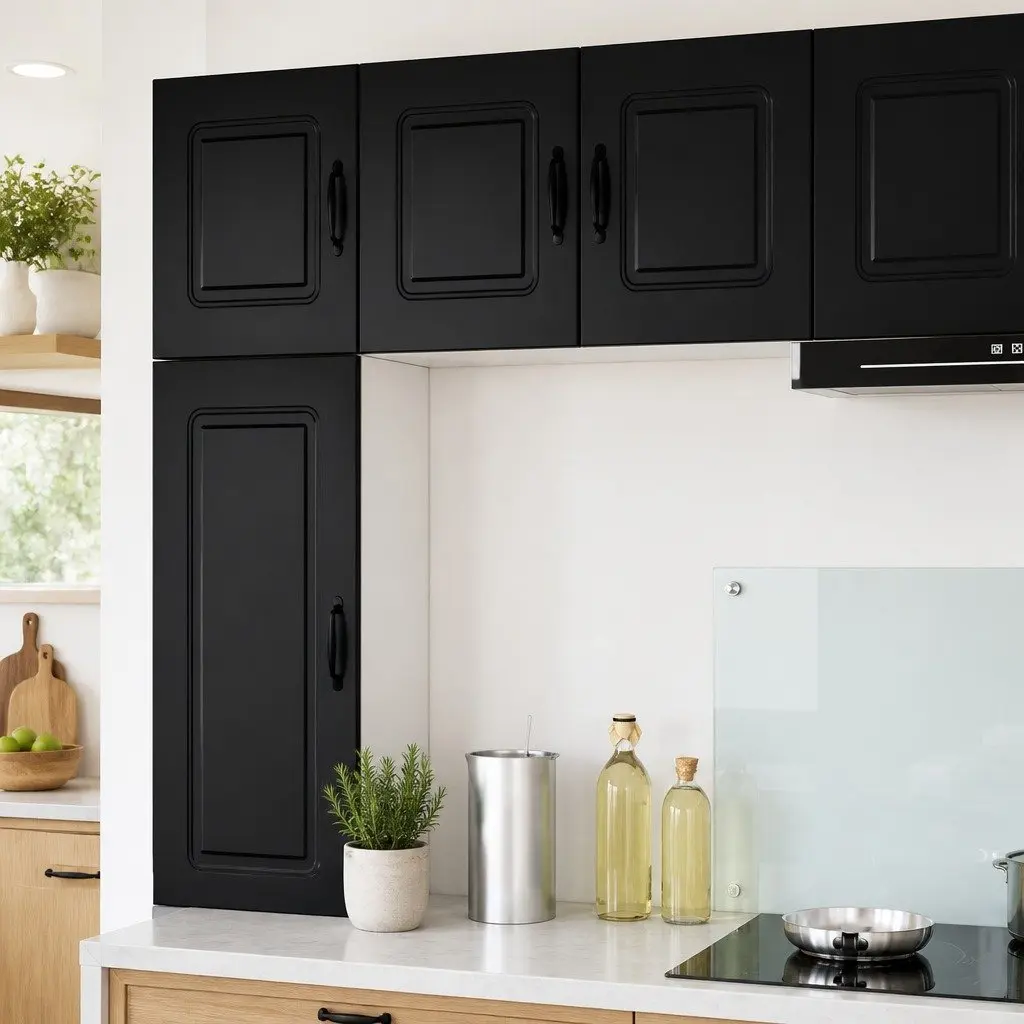 Black Kitchen Storage Cabinet for Dishwashers 40 x 31 x 40 cm