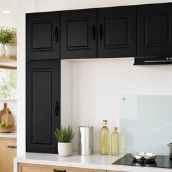 Black Kitchen Storage Cabinet for Dishwashers 40 x 31 x 40 cm