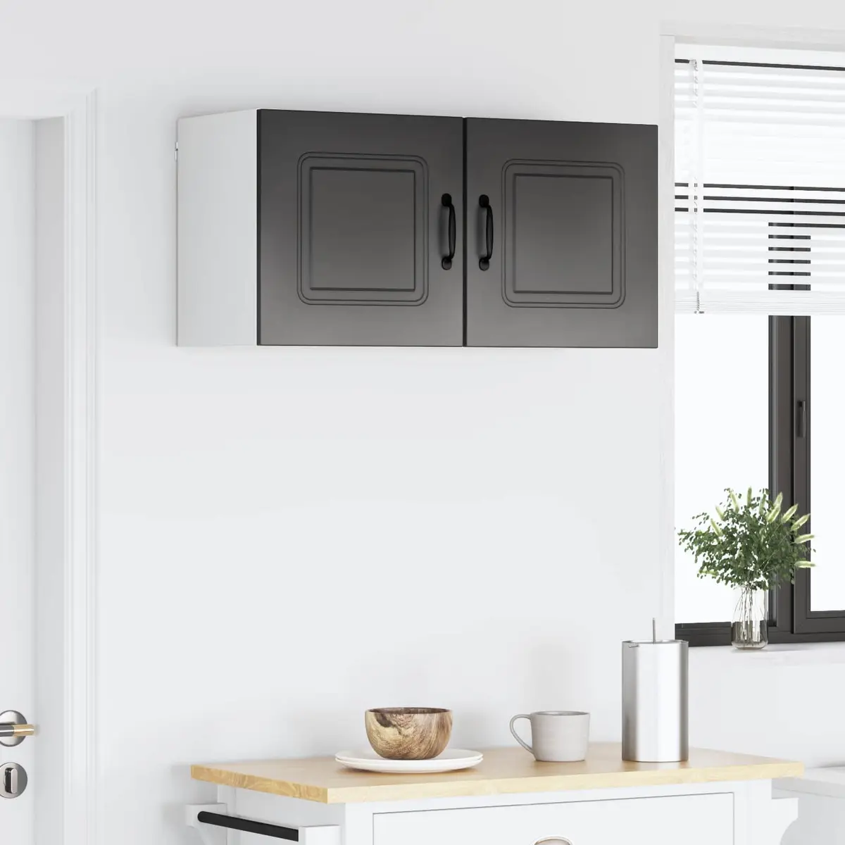 Black Kitchen Storage Cabinet for Dishwashers 40 x 31 x 40 cm