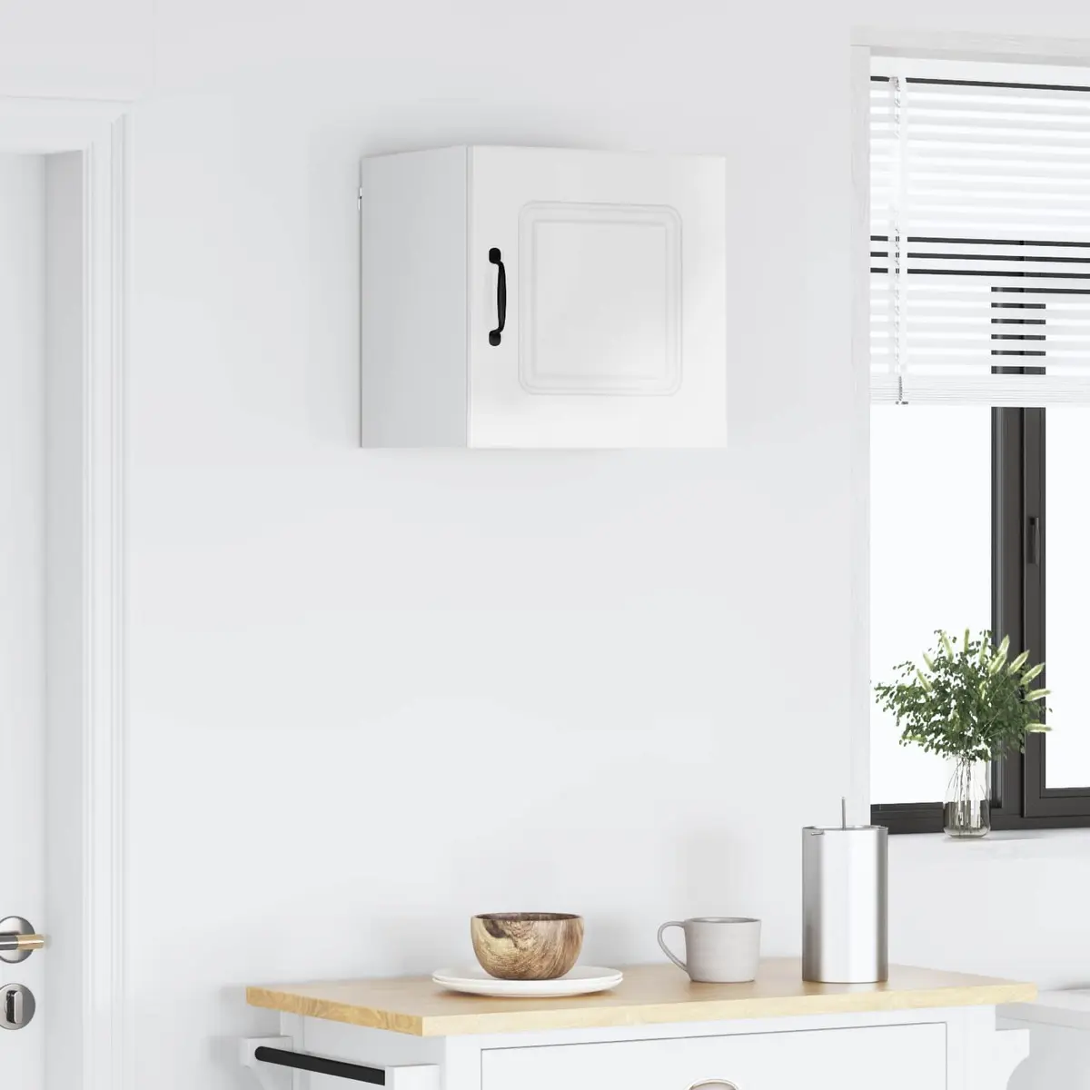 High Gloss White Kitchen Storage Cabinet 40x31x40cm