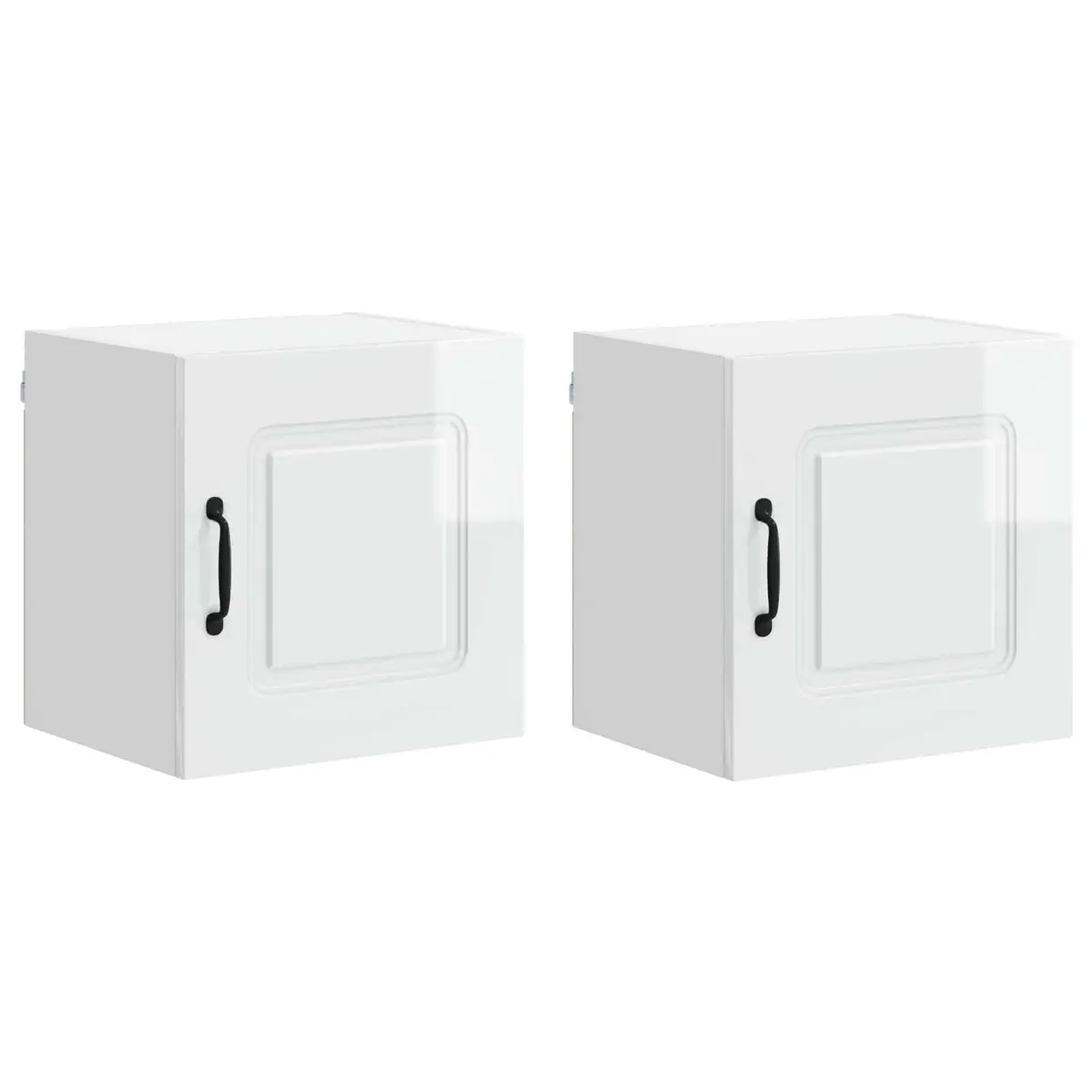 High Gloss White Kitchen Dishwasher Panel Cabinet Set