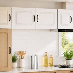 White Engineered Wood Kitchen Cabinet for Dishwashers