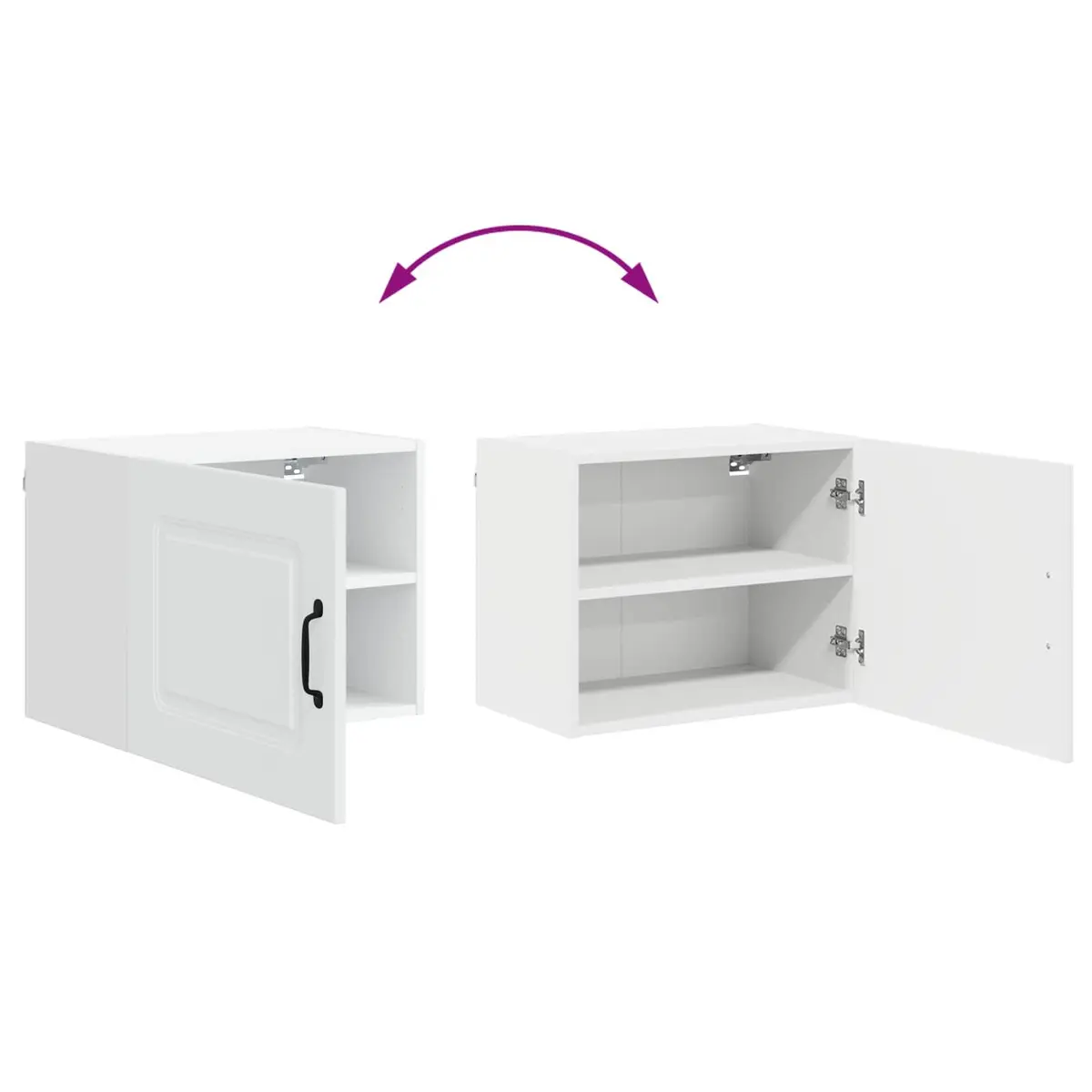 White Engineered Wood Kitchen Cabinet for Dishwashers