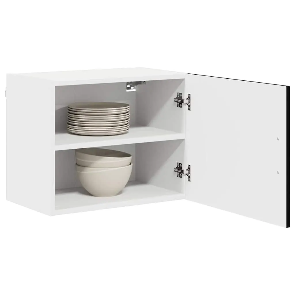 Black Kitchen Dishwasher Panel Cabinet Storage Cupboard Organizer 50x31x40cm