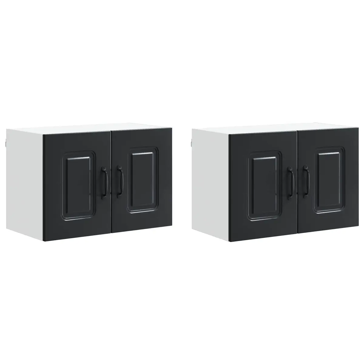 Black Kitchen Cabinet Dishwasher Panel