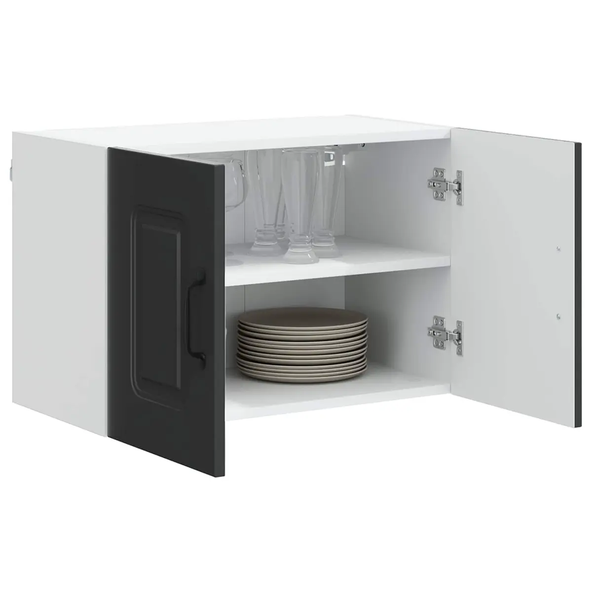 Black Kitchen Cabinet Dishwasher Panel