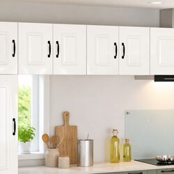 High Gloss White Dishwasher Panel Kitchen Cabinet 60x31x40cm