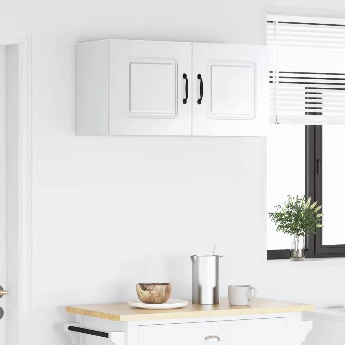 High Gloss White Kitchen Dishwasher Panel Cabinet