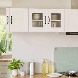 White Engineered Wood Kitchen Cabinet for Storage