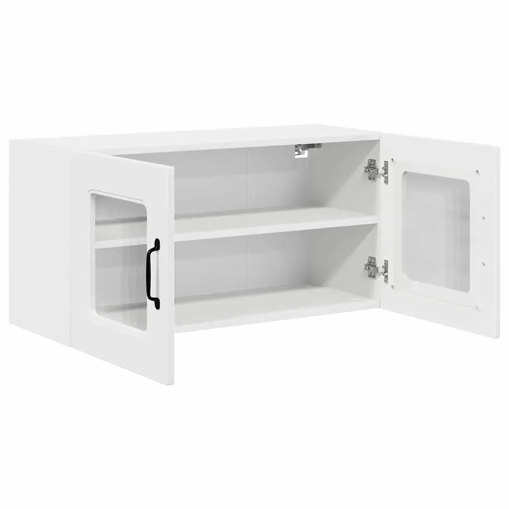 White Engineered Wood Kitchen Cabinet for Storage