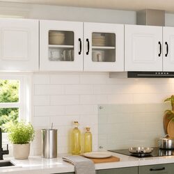High Gloss White Kitchen Dishwasher Panel Cabinet 80x31x40cm
