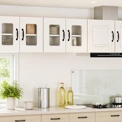 White Engineered Wood Kitchen Cabinet for Storage