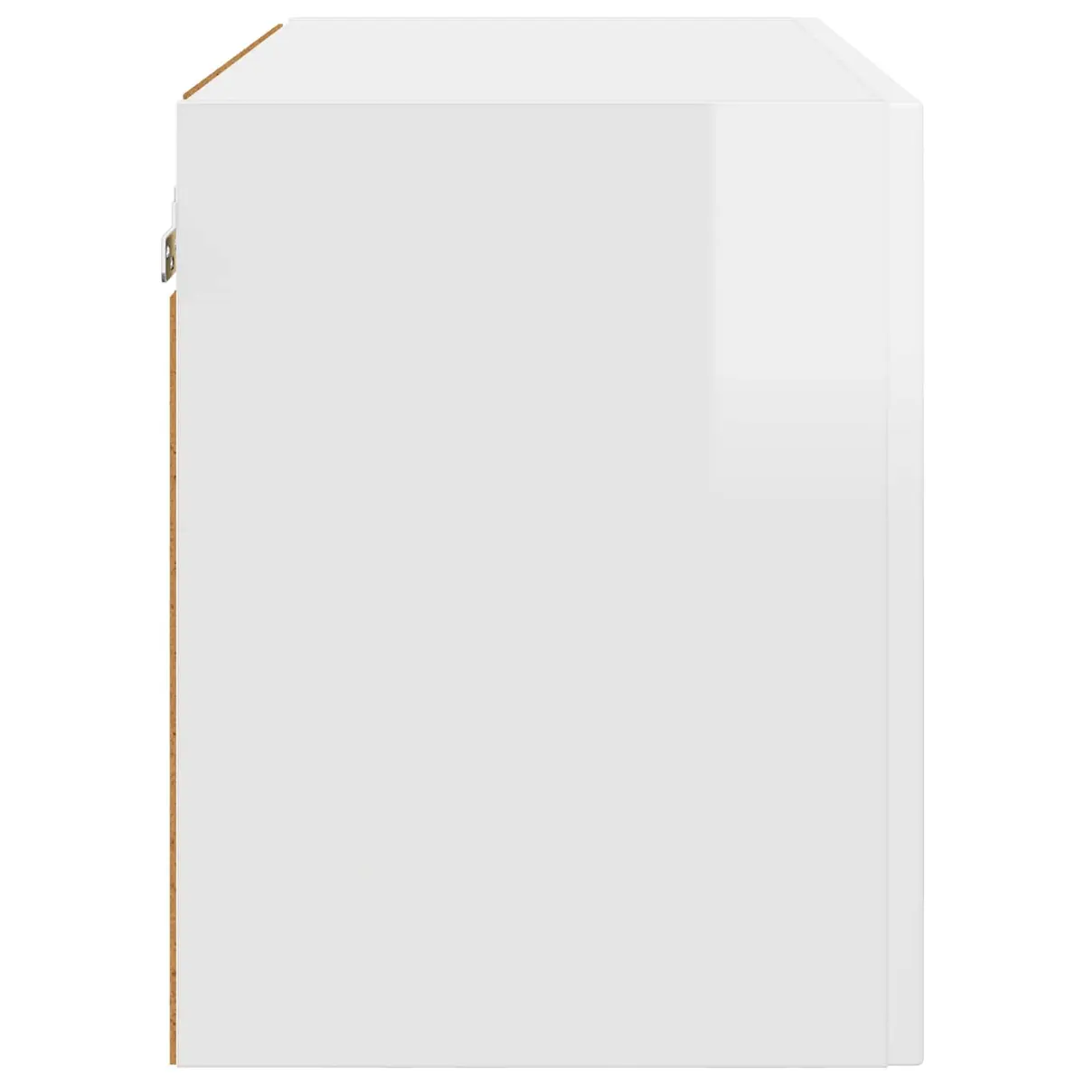 White Kitchen Cabinet Storage in Engineered Wood