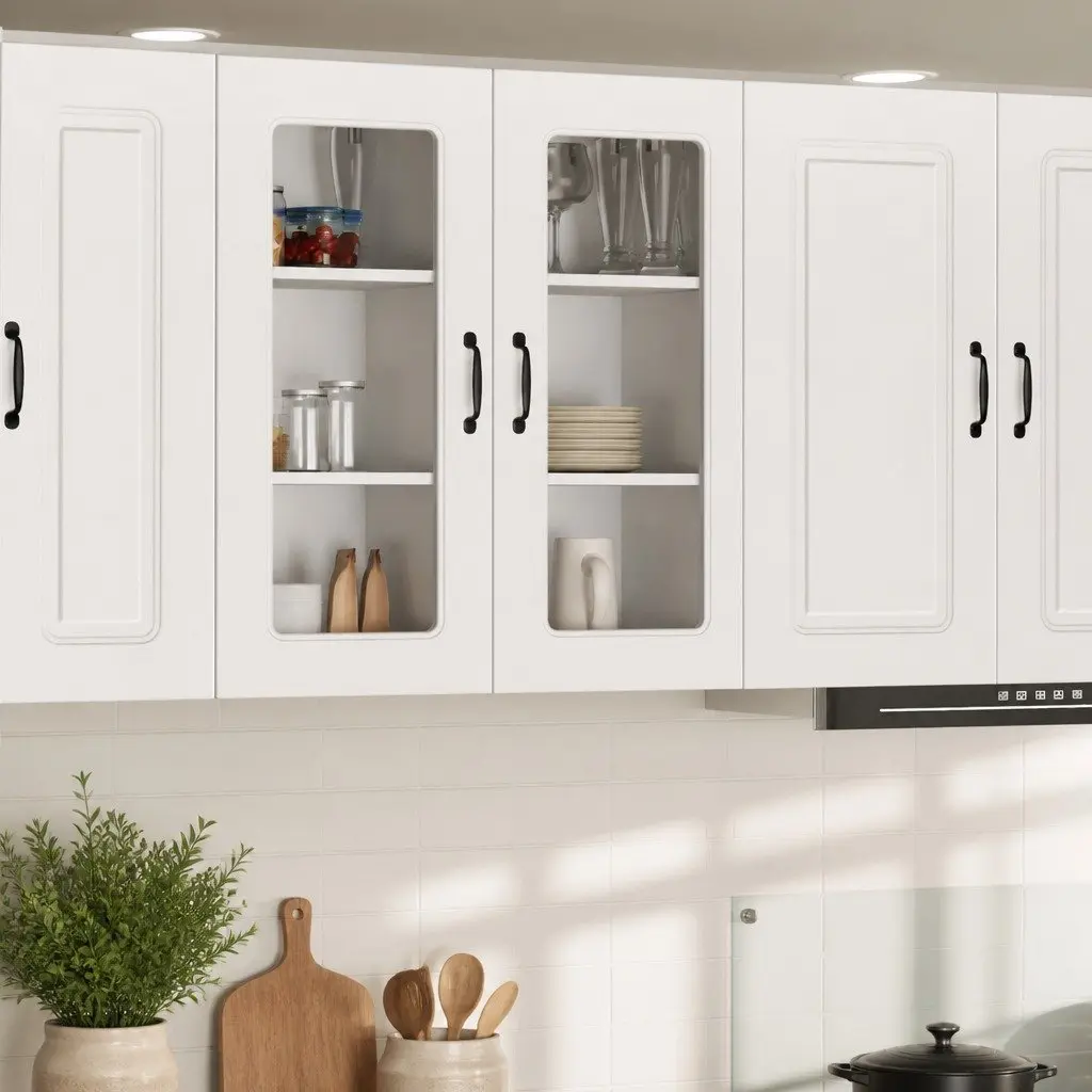 Dishwasher Panel White 40 x 31 x 80 cm Kitchen Cabinet Door Engineered Wood