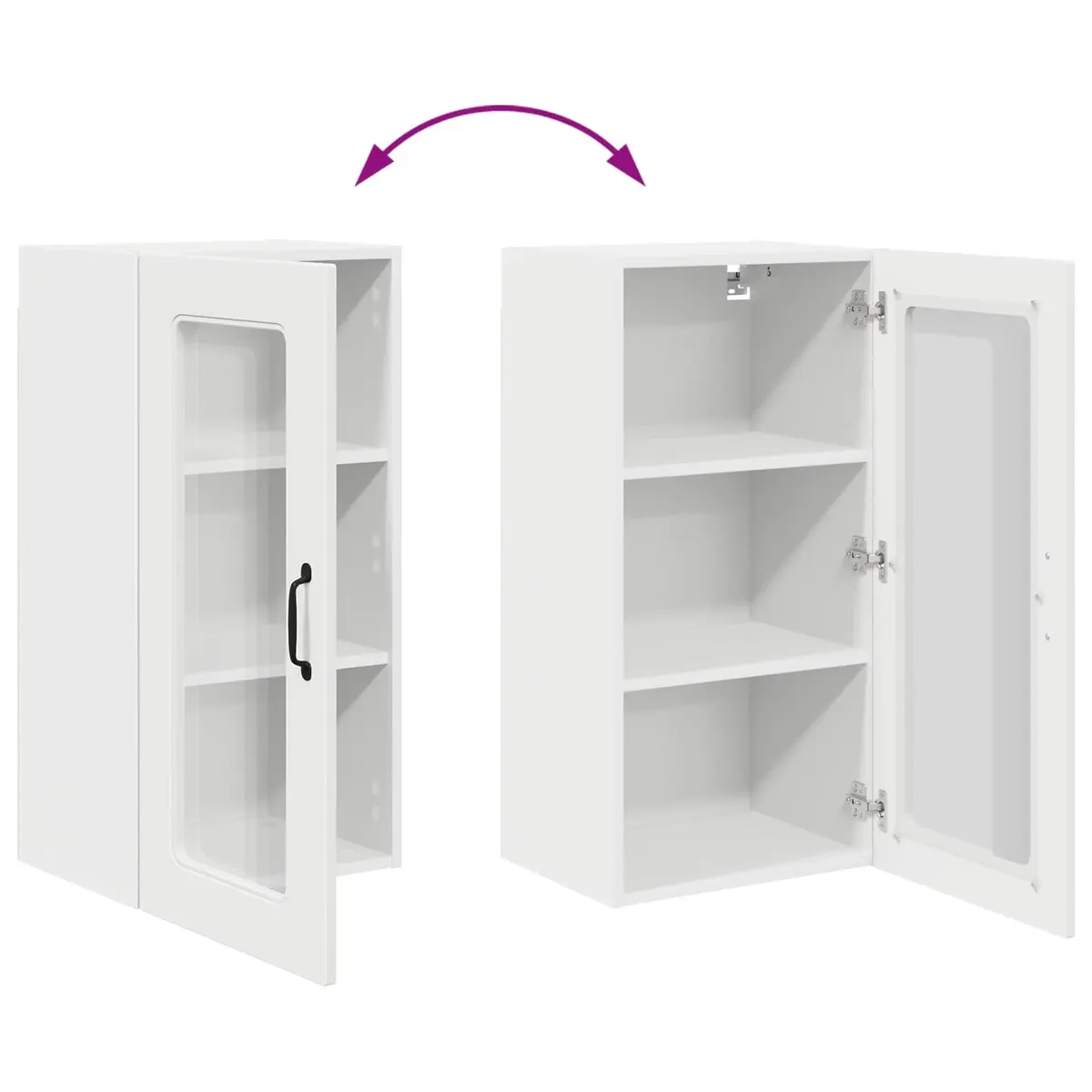 Dishwasher Panel White 40 x 31 x 80 cm Kitchen Cabinet Door Engineered Wood