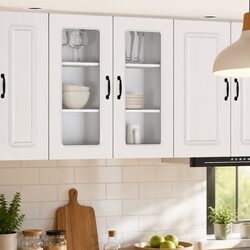 High Gloss White Kitchen Cabinet for Efficient Storage