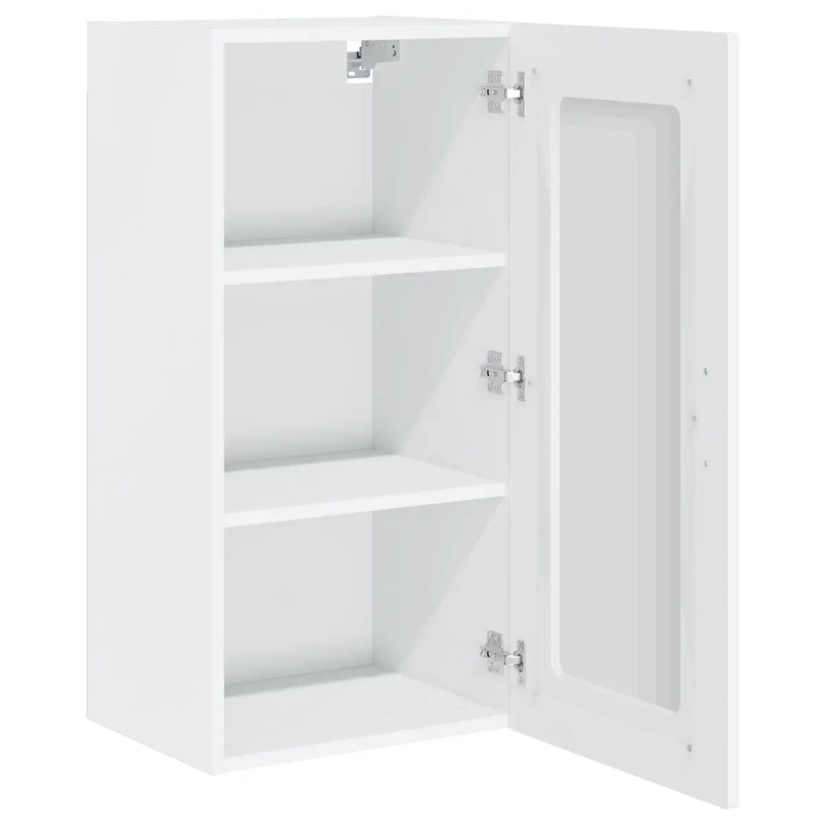 High Gloss White Kitchen Cabinet Panels for Storage