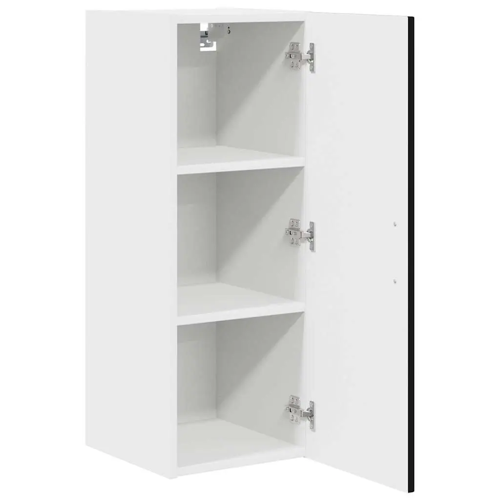 Dishwasher Panel Kitchen Cabinet Black Engineered Wood Storage Organiser