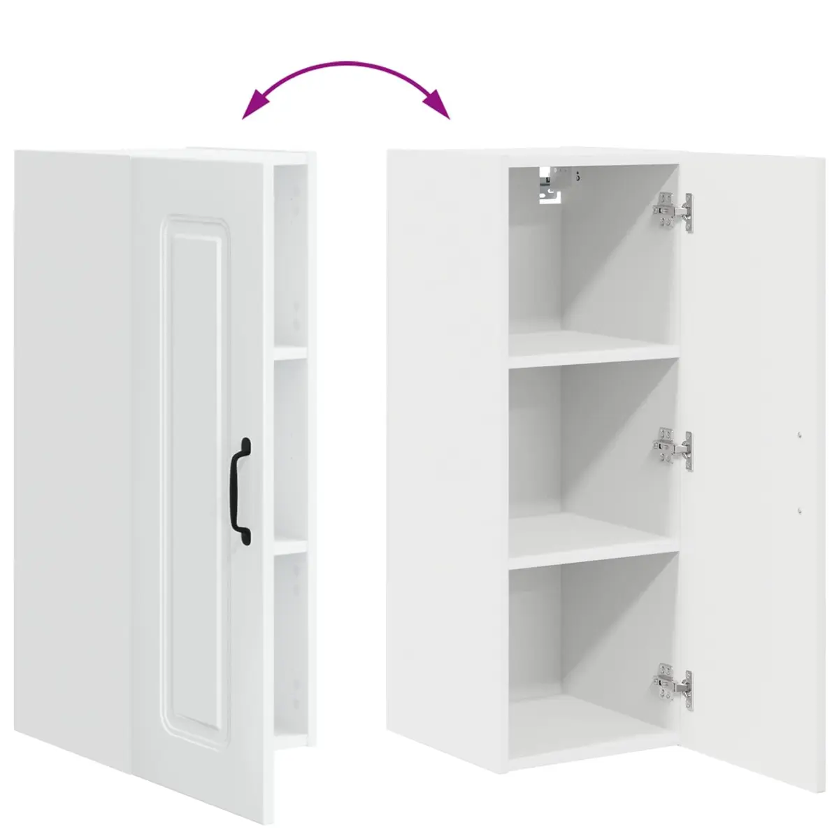 High Gloss White Kitchen Dishwasher Panel Cabinet