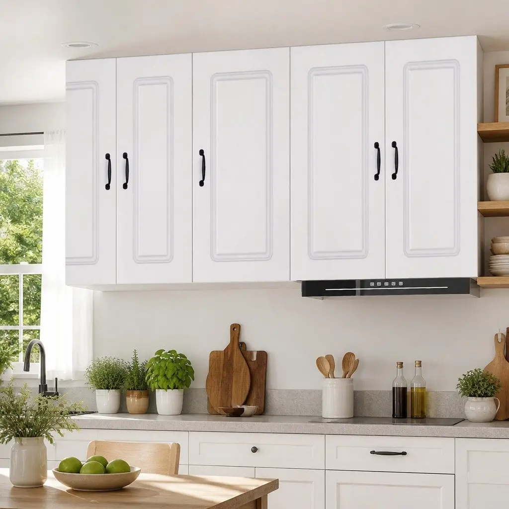 White Engineered Wood Kitchen Cabinet Organizer