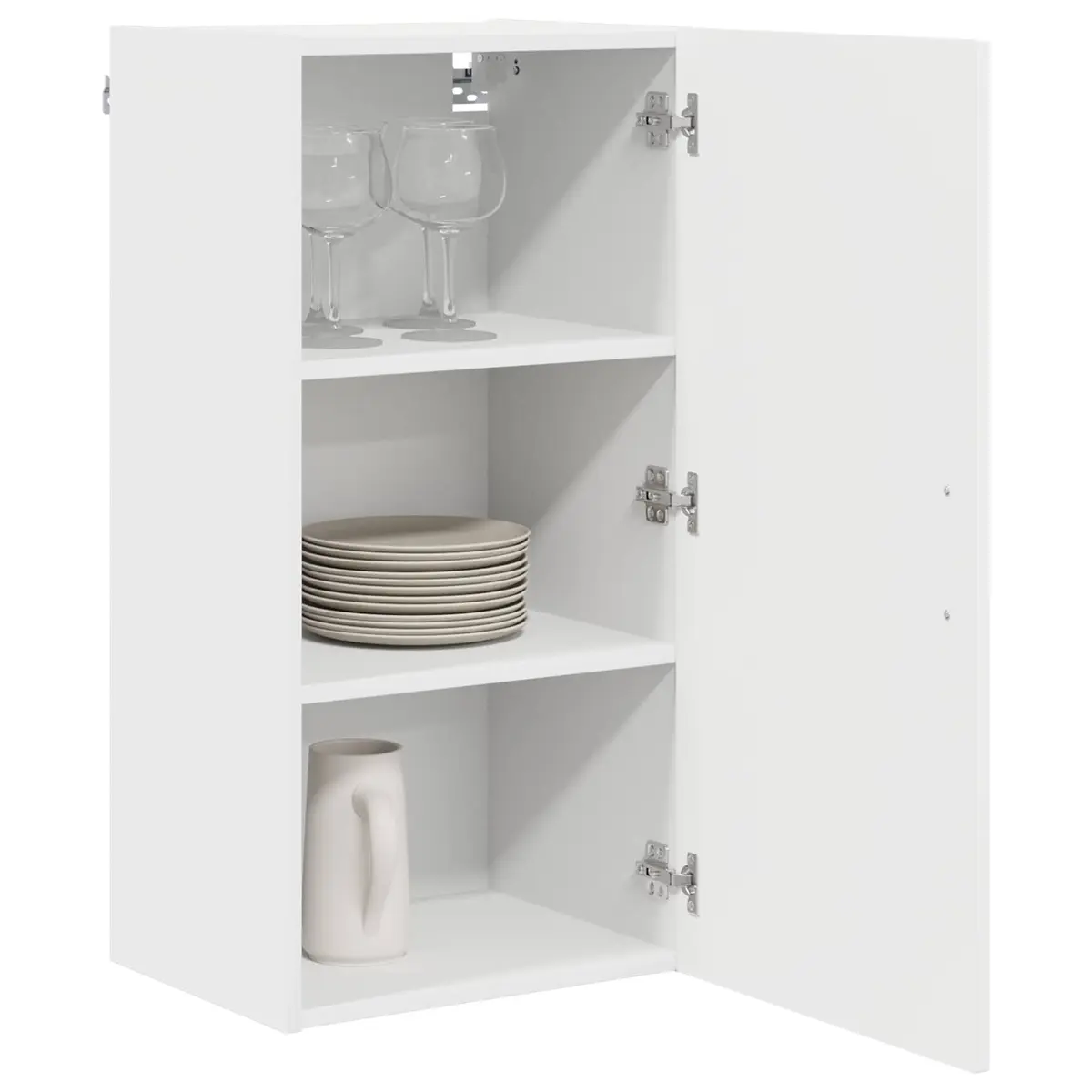 White Engineered Wood Kitchen Cabinet Organizer