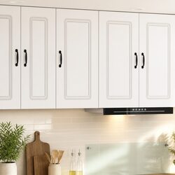 High Gloss White Kitchen Cabinet for Storage