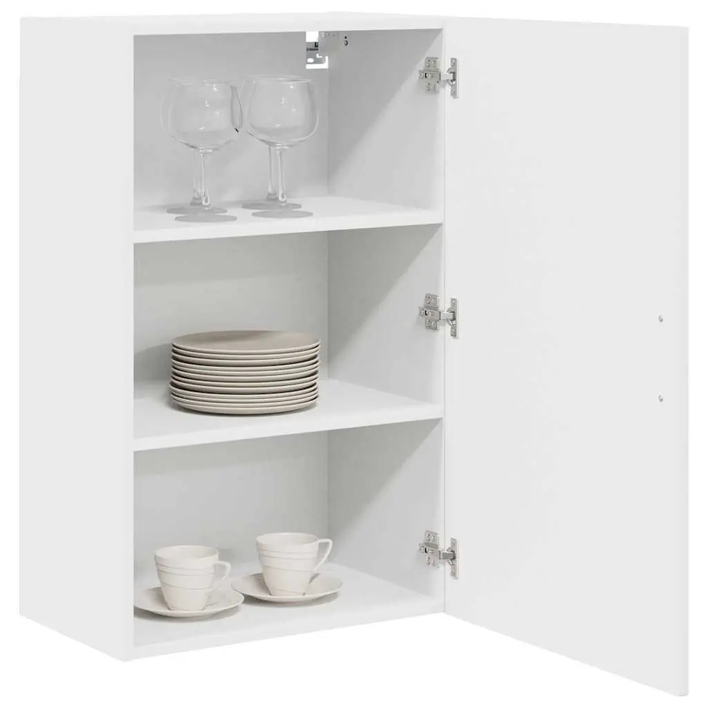 White Engineered Wood Kitchen Cabinet Panel 50 x 31 x 80 cm