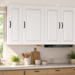 High Gloss White Kitchen Cabinet for Modern Spaces 50x31x80cm
