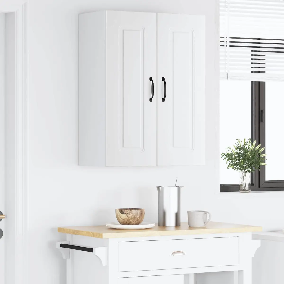 White Kitchen Cabinet for Organized Spaces